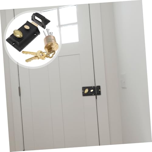 Verrou de sécurité vintage en fer forgé pour sublimer et protéger votre porte d'entrée - 3