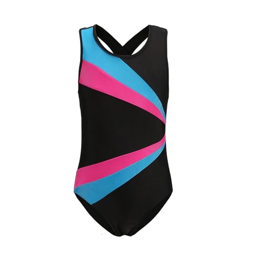 Maillots De Gimnasia,Maillot Gimnasia Ritmica,Leotardos De Gimnasia,Maillot EláStico De Patinaje,Prendas Ajustadas For Ballet,Leotardo De Danza De Ballet,Sin Mangas,para NiñA