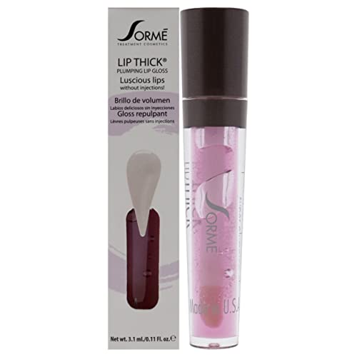 Sorme Cosmetics Lip Thick Plumping Lip Gloss - Clear For Women 0.11 oz Lip Gloss