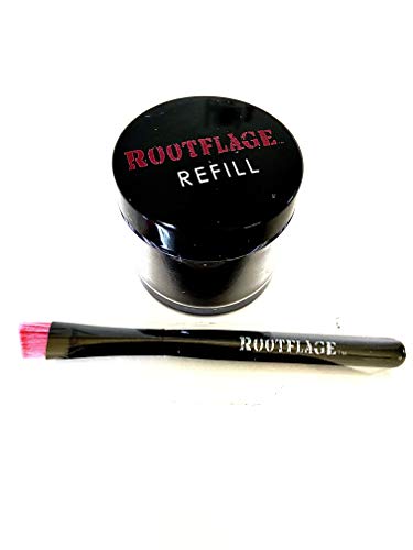 Rootflage Temporary Root Touch Up Refill Jar (Jet Black)
