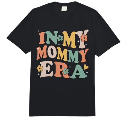 in My Mommy Era Funny Sarcastic Groovy Retro Mothers Day Comfort Colors Adult Heavyweight T-Shirt