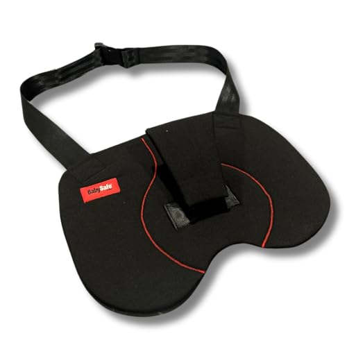 BABY SAFE - Cinturón de seguridad embarazada. Cinturón de uso obligatorio durante el embarazo, ajustable a cualquier asiento y coche. Complemento Embarazadas Imprescindible