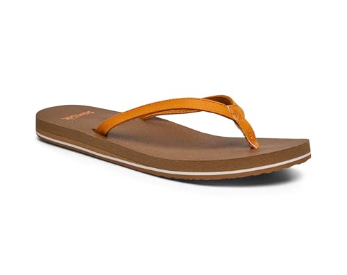 Image of Sanuk Yoga Joy Womens Flip Flops | Yoga Mat Footbed | Sandals for Women | Womens Yoga Sandals | Women's Beach Sandals