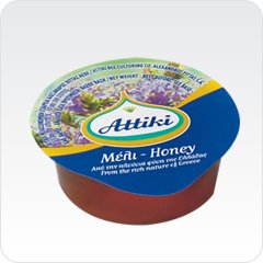 Attiki Greek Honey Single Serving Packages - 25 Packs X 30g (1.0 Oz Per Pack)
