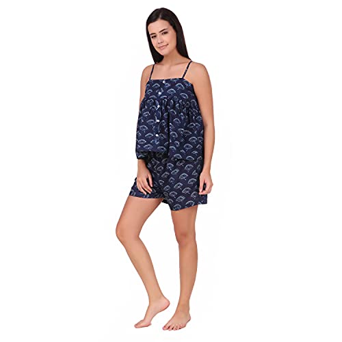 Image of Soulful Threads Women's Cotton All Over Print Top and Shorts Set Pack of 1