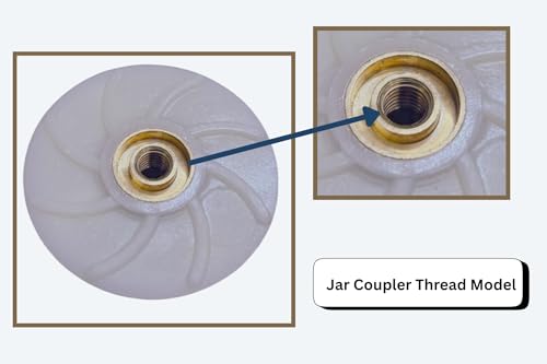 Image of inchMotor & Jar coupler's inch - Compatible for - Preethi, Bajaj, Crompton, Murphy Richard, Usha, Pigeon, Kenstar, Sumeet, Mixer (Pack of 4) 2 Motor & 2 Jar)
