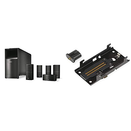 Bose Acoustimass 10 Series V Home Theater Speaker System, Black - 720962-1100 Bundle with Bose WB-50 Series II Slideconnect Bracket - Black