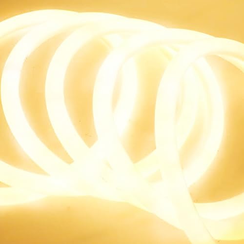 Tira de luz LED Neon SUYOOULIN 15 m blanco cálido miniatura 2