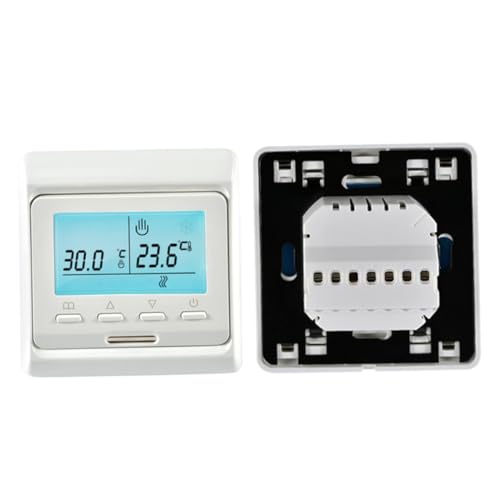HOLIDYOYO Lcd Programable Eléctrico Digital Calefacción De Piso Termostato De Aire Controlador De Piso Caliente (v706h-16a)