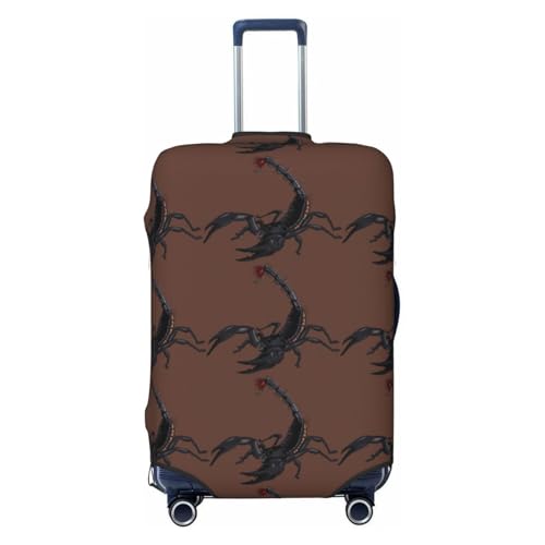 Scorpion Print Suitcase Cover Luggage Protector Washable Elastic Fashionable Travel Gear Cover