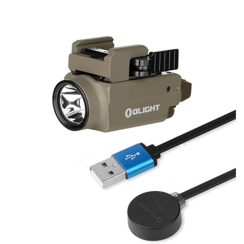 OLIGHT Baldr S 800 Lumens Compact Rail Mount Weaponlight Bundles MCC S Magnetic Charging Cable