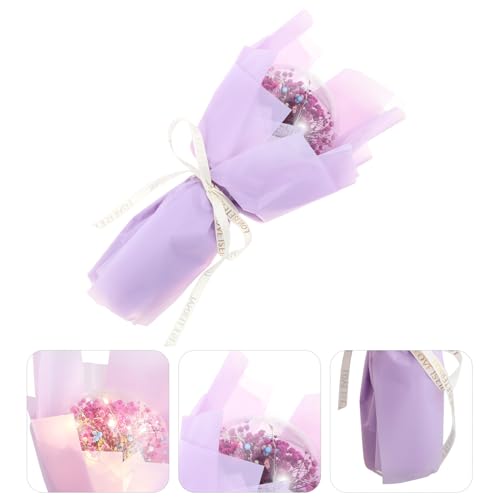 Ramo de flores secas con luces LED para decoración romántica miniatura 3