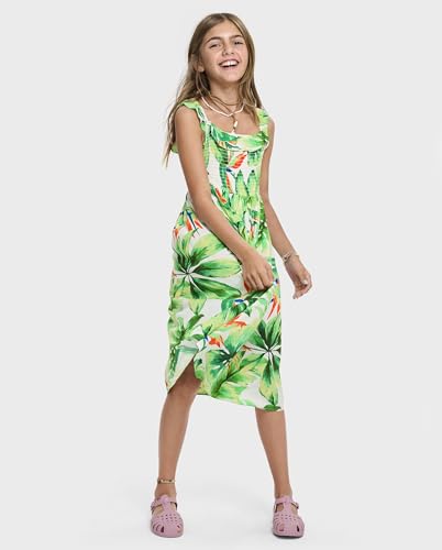 Image of The Children's Place girls Floral Smocked Babydoll Dress