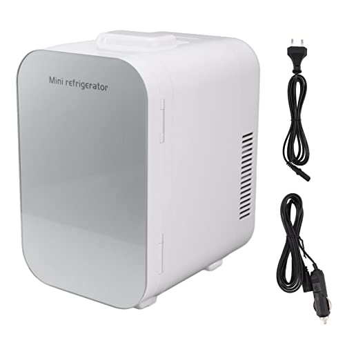 Minigeladeira, Sliver Eco Friendly Portable Personal Frigorífico Multifuncional Baixo Ruído para Cas