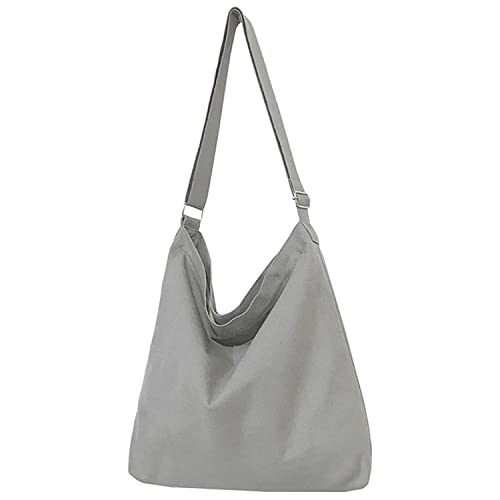 Image of Lify Women's Retro Large Size Canvas Shoulder Bag Hobo Crossbody Handbag Casual Tote - 1 Piece