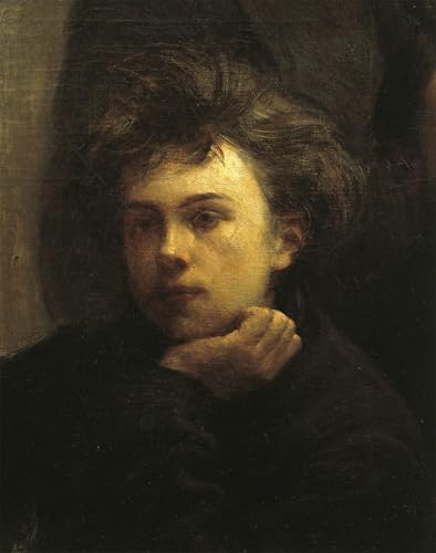 Peinture sur toile Rimbaud par Fantin-Latour pour salon et bureau élégant