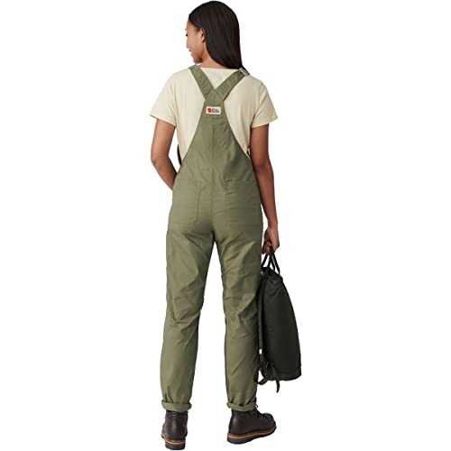 Fjällräven Damen Vardag Dungaree Hose, Green, L