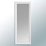 Sicherer Versand! LEBENSwohnART Wandspiegel Argento barock 160x60cm Spiegel weiß-Matt Holzrahmen und Facette