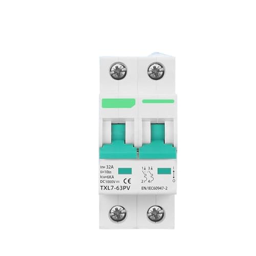 Disjoncteur photovoltaïque 2P DC 1000V L7 interrupteur batterie 50A