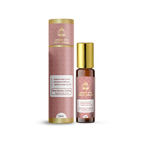 Image of Pavitra+ Under Eye Insta Serum Roll-On for Dark Circles and Puffiness | with Caffeine, Hyaluronic Acid, Aloe Vera & Shea Butter Eye Serum -10ml