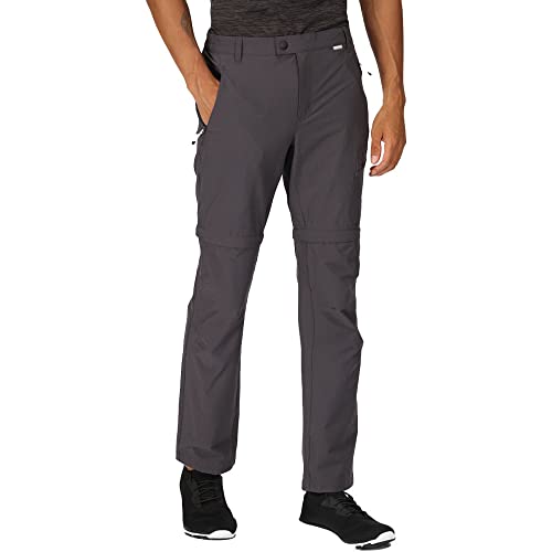 Regatta Mens Highton Walking Trousers (38R) (Seal Grey)
