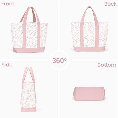 Bolso Tote pequeño para mujer con diseño Floral miniatura 3