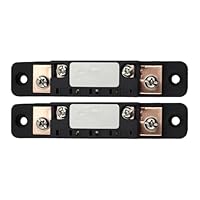 Gorise 2 Stück 75 mV FL-2C 30 A Shunt 0,5 % Messwiderstand Strommessung Shunt Ampere Widerstand Stromtester für digitales Amperemeter