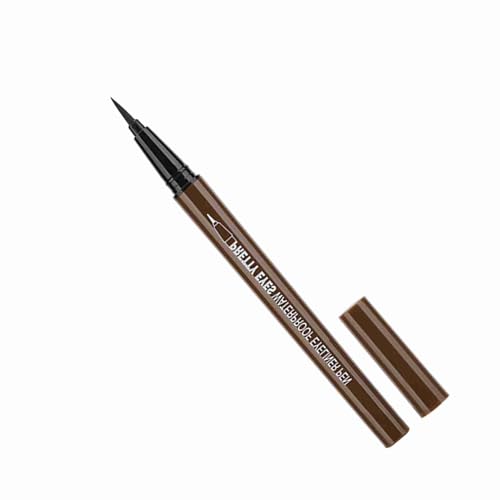 Delineador líquido de textura suave color marrón claro miniatura 5