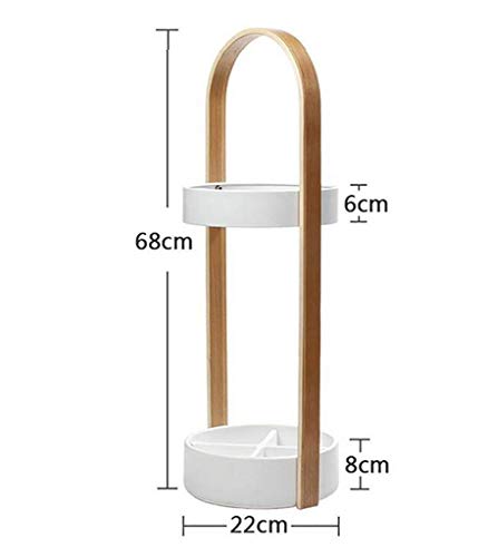 Porte-parapluie d'entrée blanc support métallique design pour maison
