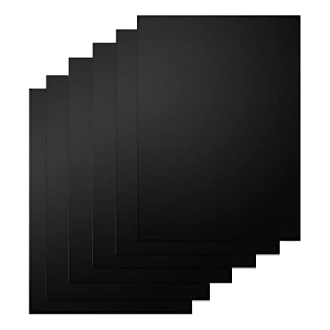 LokiLux Resuable Air Fryer Toaster Oven Liners Heavy Duty Oven Liners for Bottom of Electric/Gas Oven, 500 Degree, Rectangular Air Fryer Mat BPA and PFOA Free,13 x 16',6 Pack,Black Cover