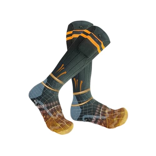 calcetinesCalentados: Juego De calcetinesCalentados De Calentador De Esquí De Tela Gruesa Aislada Solo Solo | Ideal para Hombres De Mujeres Frostbite Relief Circulation Support Durante El Desplazami
