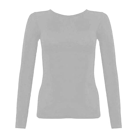 Children's Long Sleeve Grey T-Shirt for 2-13 Years Cover