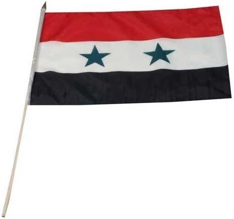 Syria Flag, 12 by 18-Inch