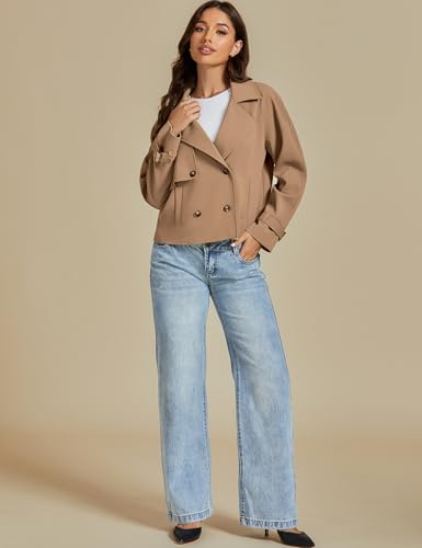 Luvamia Camel Trench Coat for Women – Effortlessly Stylish & Warm for Autumn Adventures - Image 9