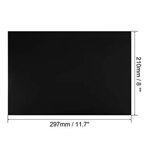 Plaque magnétique effaçable à sec noire 29,7 x 20,3 cm robuste