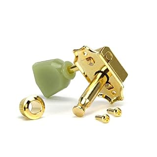 WGOEODI Ensemble de Mécaniques pour Guitare Vintage, Clés de Tuning Pegs 3L3R,Gold,As Shown - Les Beatles, Paul McCartney, John Lennon, RIngo Starr, George Harrison WGOEODI Ensemble de Mécaniques pour Guitare Vintage, Clés de Tuning Pegs 3L3R,Gold,As Shown – Image 4