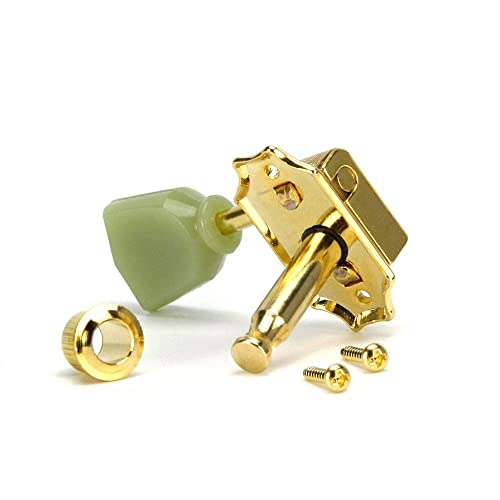 WGOEODI Ensemble de Mécaniques pour Guitare Vintage, Clés de Tuning Pegs 3L3R,Gold,As Shown - Les Beatles, Paul McCartney, John Lennon, RIngo Starr, George Harrison WGOEODI Ensemble de Mécaniques pour Guitare Vintage, Clés de Tuning Pegs 3L3R,Gold,As Shown – Image 5