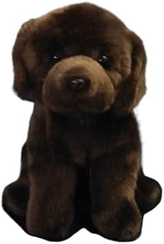 Adorable Brown Labrador Puppy Plush Toy Soft Retriever Dog Stuffed Animal Cuddle Companion Gift for Boys & Girls