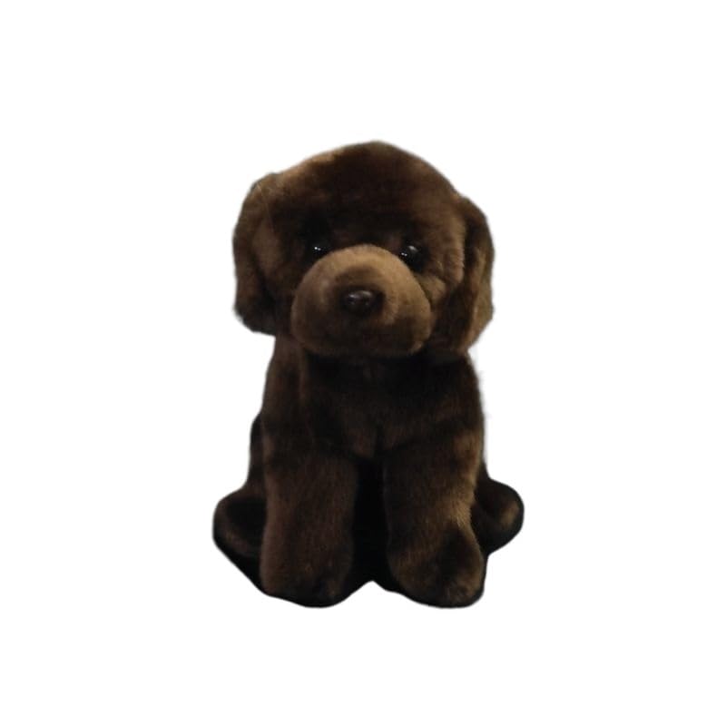 Chiot Labrador marron en peluche doudou doux pour enfant