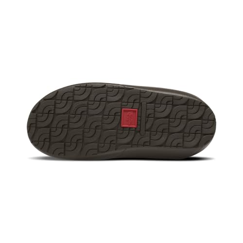 Image of The North Face Thermoball Trac Mule V Shoe, Dk Chestnut /Dk Chestnut, 9 | Insulated & Water Repellent, Rubber Outsole