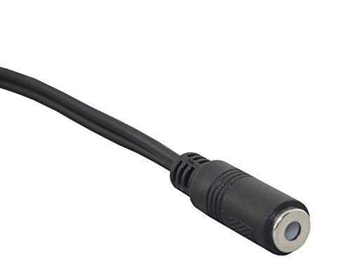 Cable divisor Y Jack 3.5mm hembra a 2 machos 5 in miniatura 3