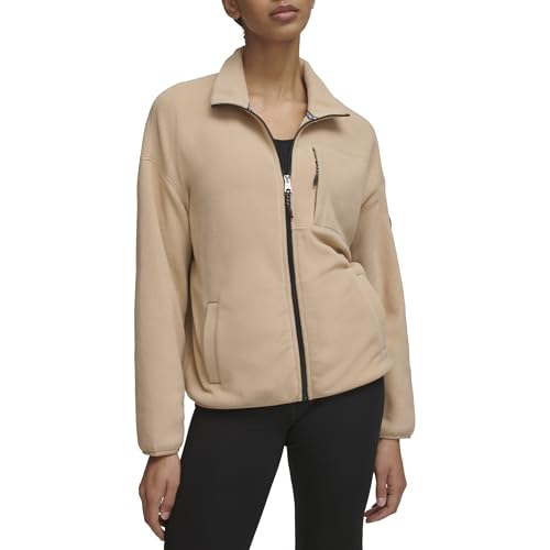 Veste polaire col montant Tommy Hilfiger, finition haut de gamme femme
