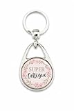 Angora Porte-clés Super Collègue cadeau original pour collègue,...