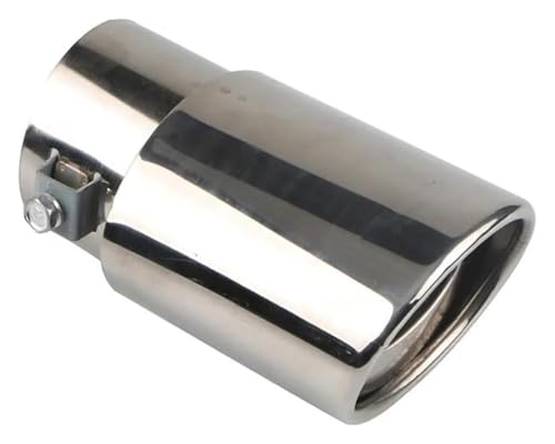 Tubo de escape de 63 mm en acero inoxidable azul recto para motores de 1.5 a 2.2 l