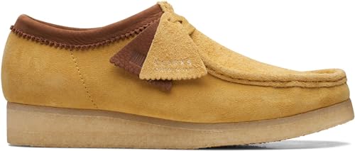 Clarks - Mens Wallabee Shoe, Color Yellow Com, Size: 7.5 M US2