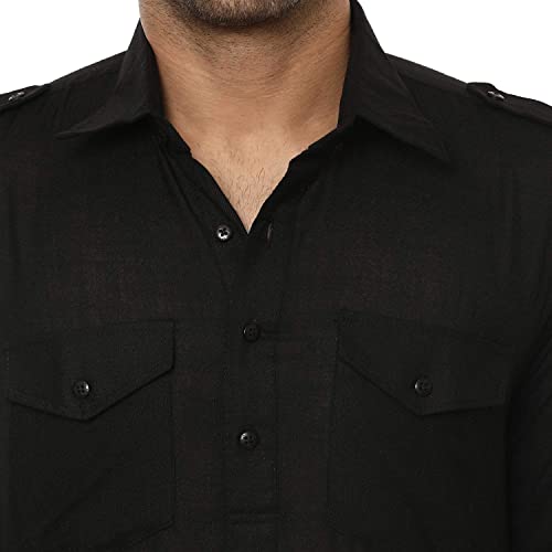 Image of Royal Kurta Mens Cotton Pathani Suit