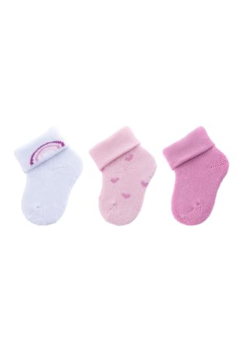 Sterntaler Erstlingssocken 3er Pack Regenbogen - Baby Socken mit...