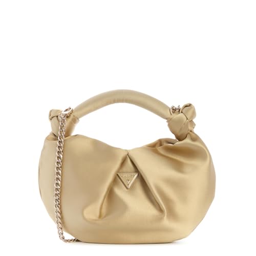 Sac à main GUESS Joy Mini Hobo Gold aux finitions haute couture
