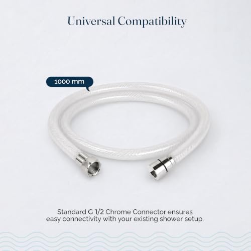 Image of JAL Kids Handshower PVC Pipe | Soft Flexible Shower Hose, Leak-Proof, 1m
