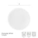 Everyday White Fitz and Floyd Coupe White Appetizer Plates, Set of 6